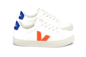 Veja sneakers esplar, wit oranje  (maat 32-39)