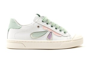Bana & Co sneaker, vlinder wit (maat 24- 33)