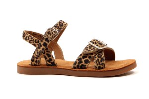 Pom d'Api sandalen, Leopard (maat 26-34)