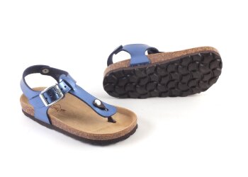 Kipling maria sandaal  blauw metallic (maat 28-40)